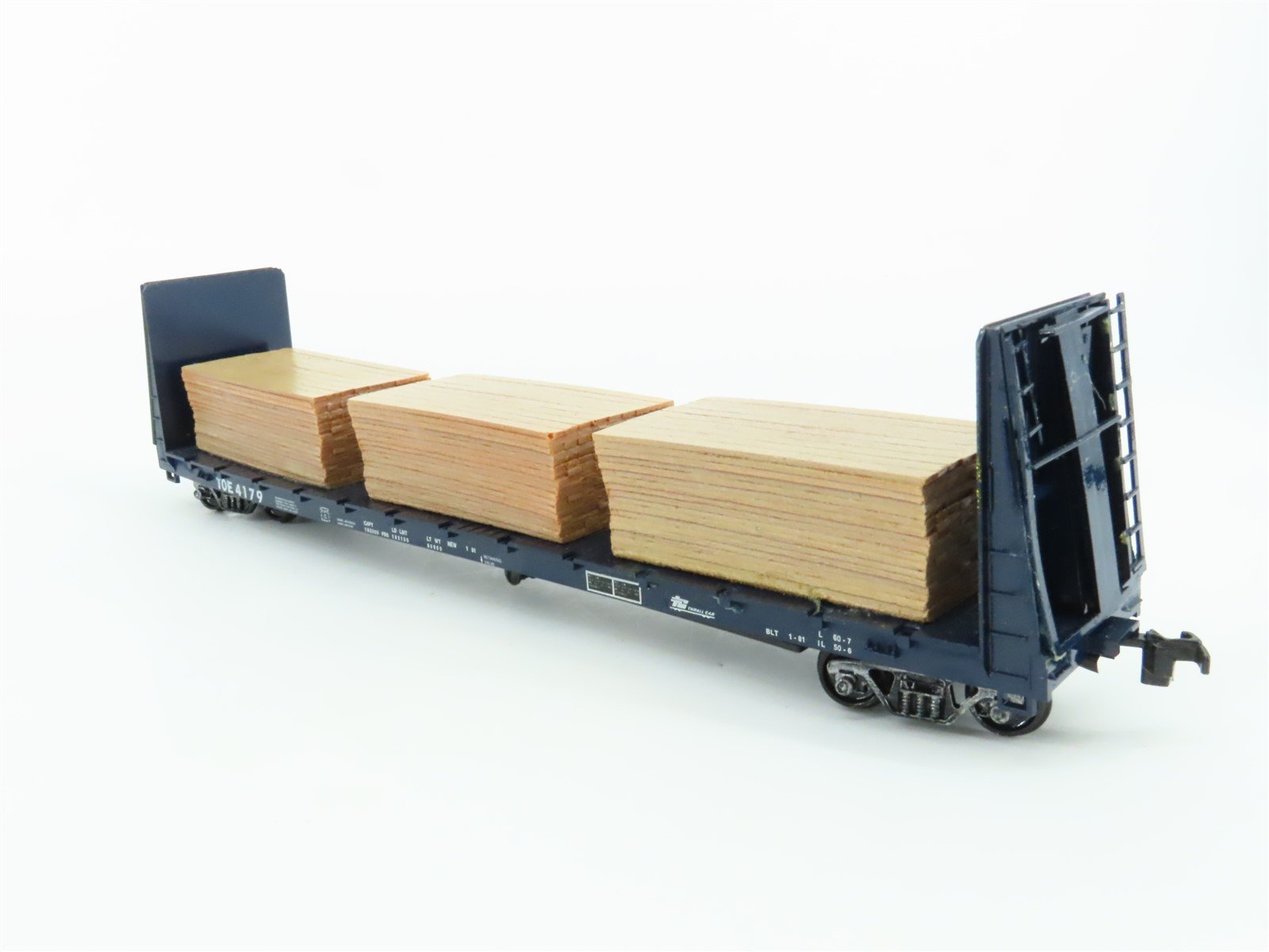 HO Roundhouse MDC TOE Texas Oklahoma & Eastern Flat Car #4179 w/ Custom Load