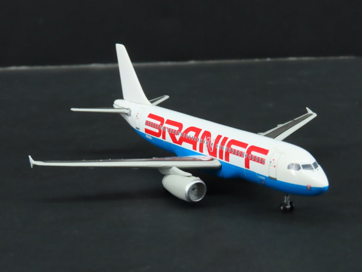 1:400 Dragon Wings JetX JX067 Die-Cast Braniff Airbus 320 Airliner