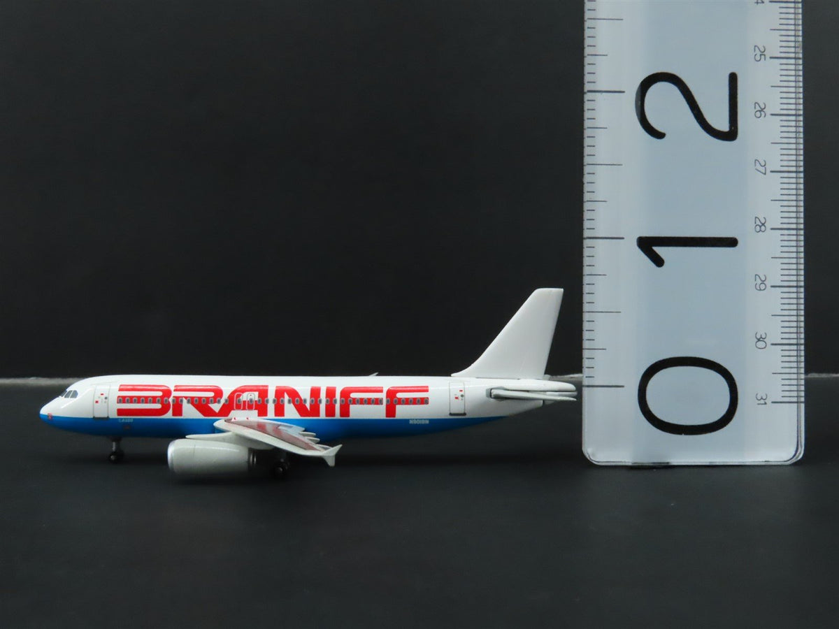 1:400 Dragon Wings JetX JX067 Die-Cast Braniff Airbus 320 Airliner