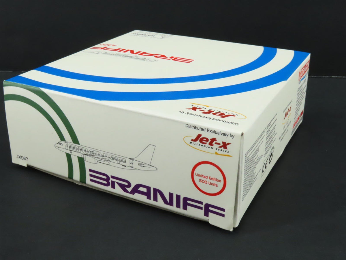 1:400 Dragon Wings JetX JX067 Die-Cast Braniff Airbus 320 Airliner