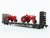 HO Scale Walthers D&RGW Rio Grande Flat Car #22700 w/ Custom Tractor Load