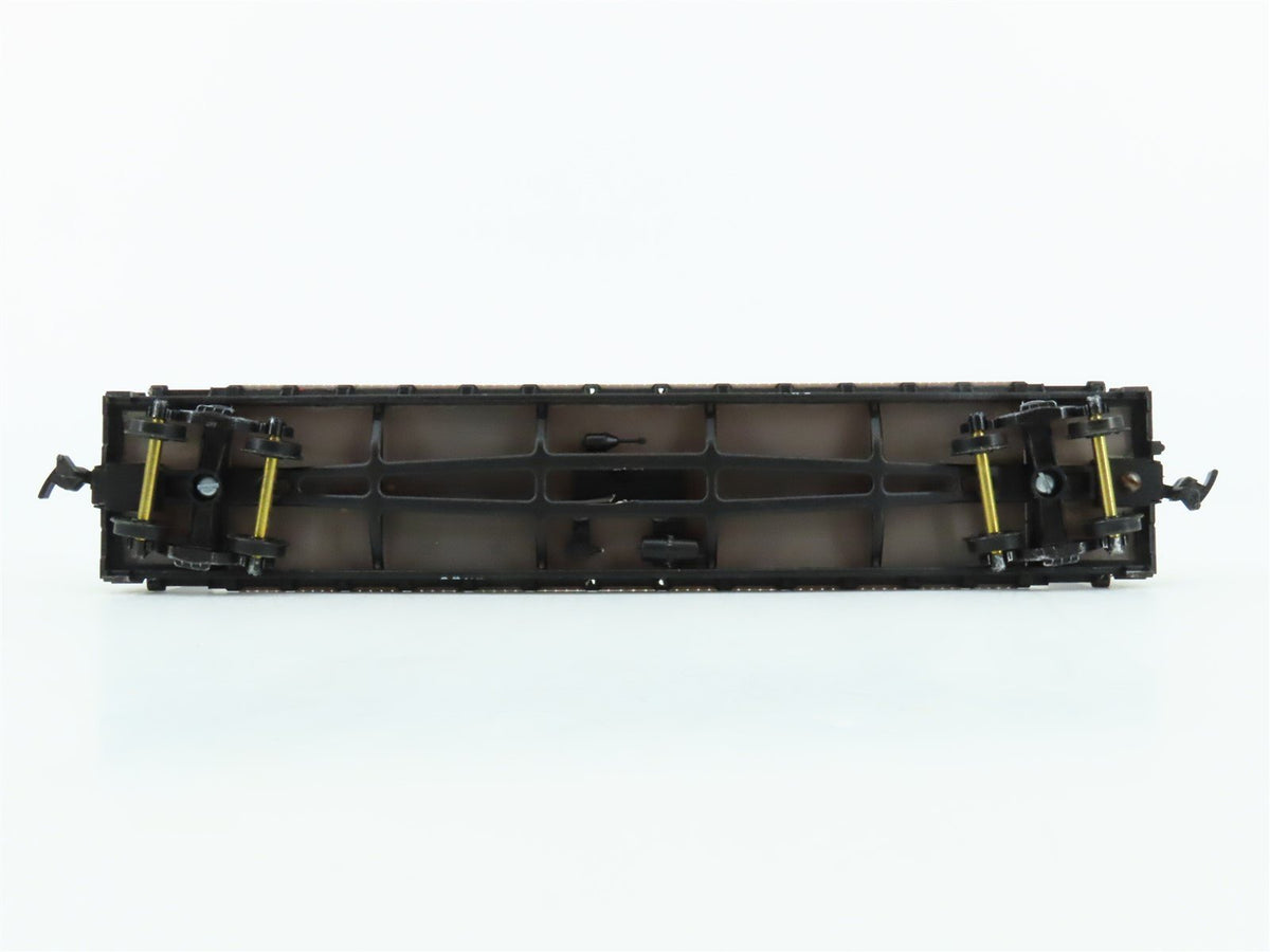 HO Scale Walthers D&amp;RGW Rio Grande Flat Car #22700 w/ Custom Tractor Load