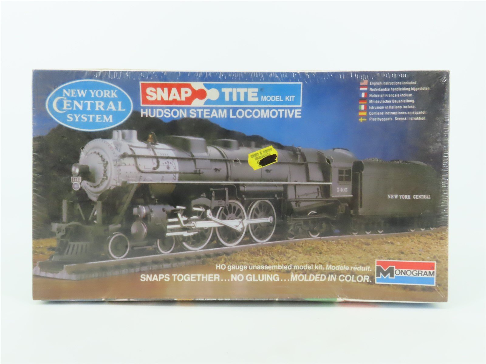 HO Scale Snap Tie 1105 NYC Railway 4-6-4 Steam Loco #5405 Kit UNPOWERED SEALED