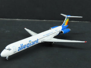 1:400 Gemini Jets GJAAY550B Die-Cast Allegiant Airlines MD-82 Airliner