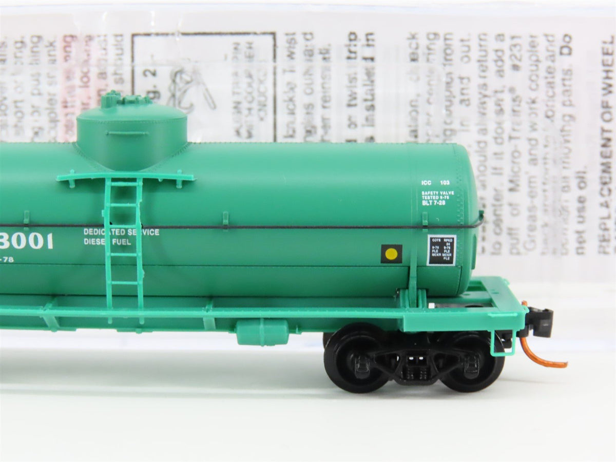 N Scale Micro-Trains MTL 06500570 P&amp;LE 39&#39; Single Dome Tank Car #X103001