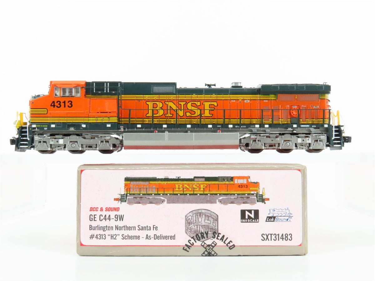 N Scale Scaletrains.com SXT31483 BNSF Railway C44-9W Diesel #4313 w/ DCC &amp; Sound