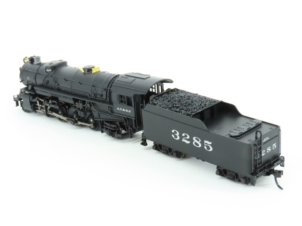 N Scale Broadway Limited BLI 5701 ATSF Santa Fe 2-8-2 Steam #3285 w/ Paragon 3