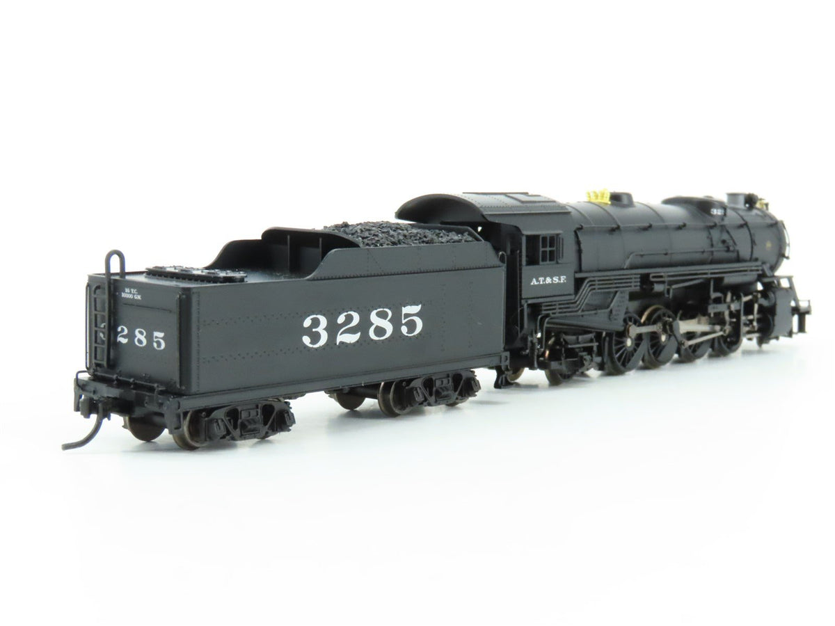 N Scale Broadway Limited BLI 5701 ATSF Santa Fe 2-8-2 Steam #3285 w/ Paragon 3