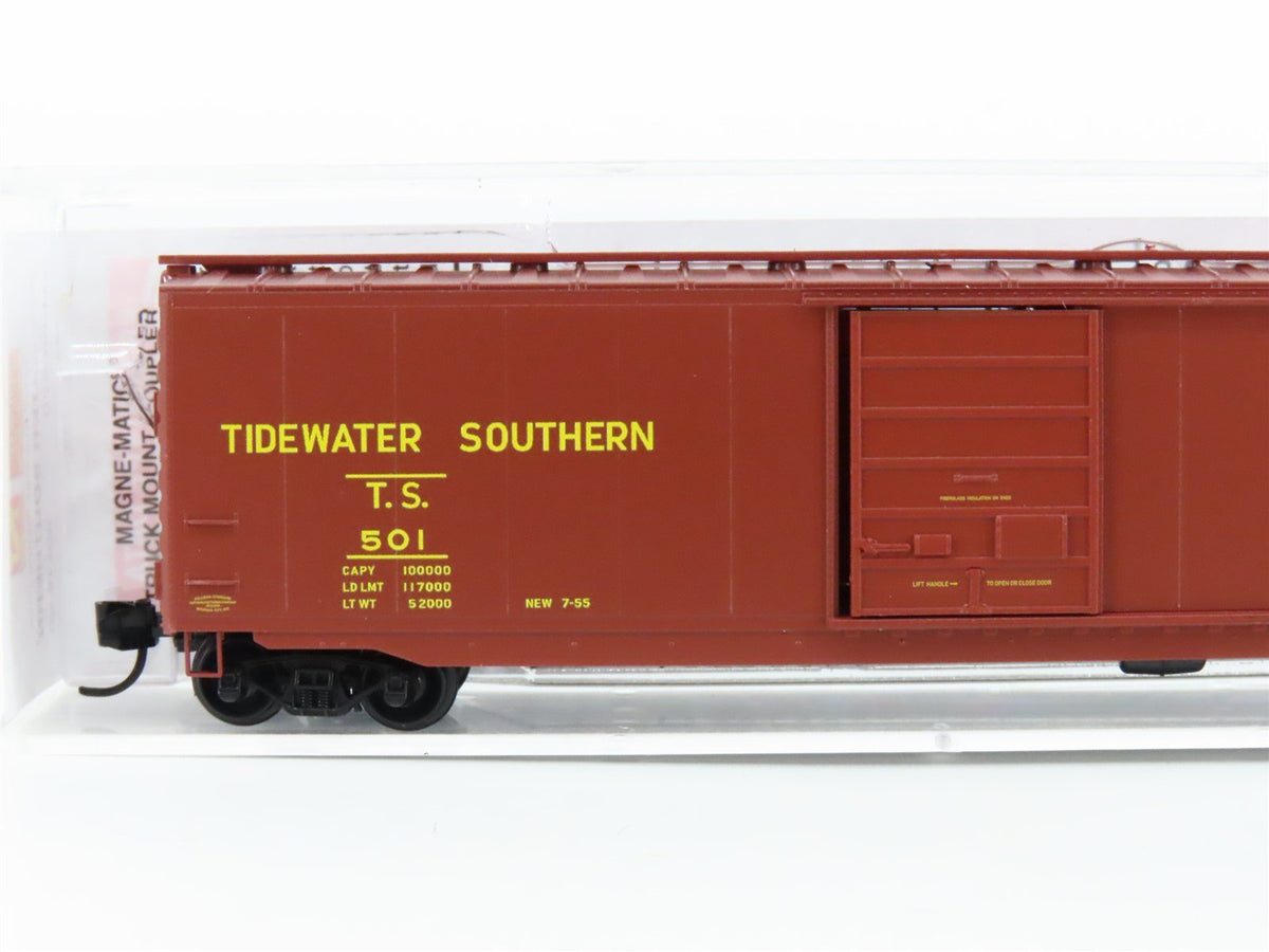 N Scale Micro-Trains MTL 03100570 TS Tidewater Southern 50&#39; Box Car #501
