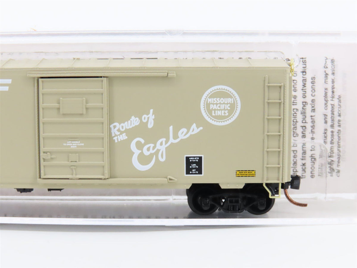 N Scale Micro-Trains MTL 07300180 MP Route of Eagles 40&#39; Box Car #131410