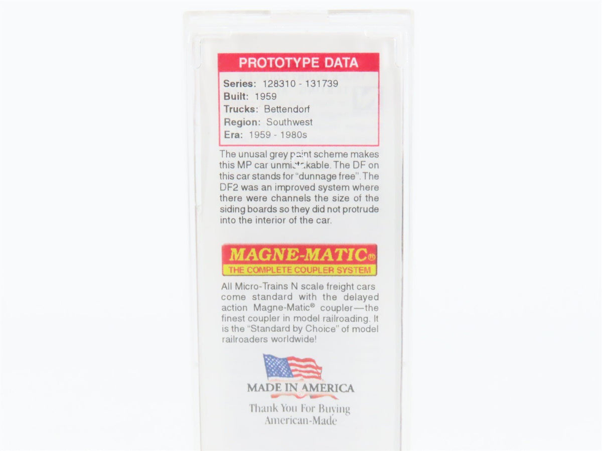 N Scale Micro-Trains MTL 07300180 MP Route of Eagles 40&#39; Box Car #131410