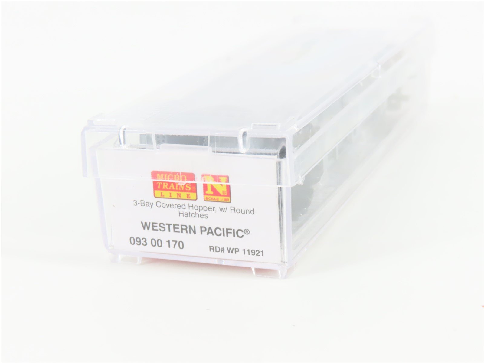N Scale Micro-Trains MTL 09300170 WP Western Pacific 3-Bay Covered Hopper #11921