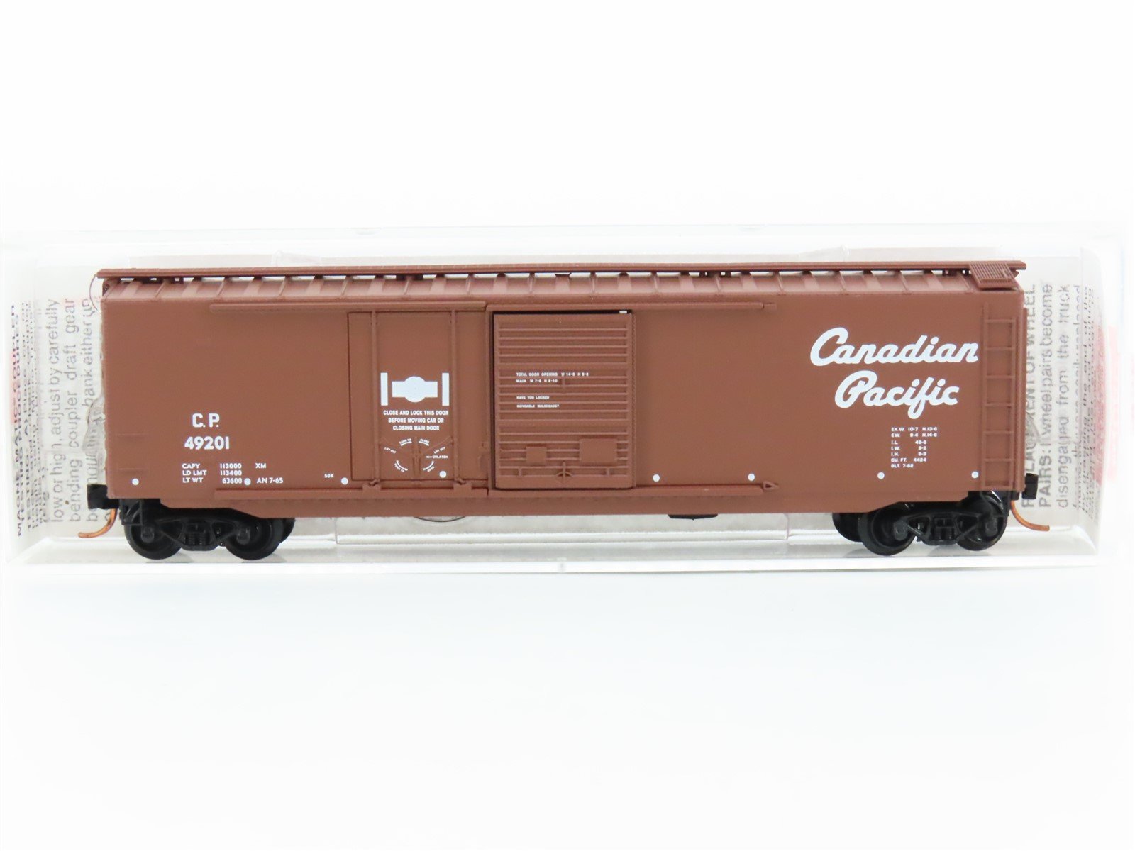 N Scale Micro-Trains MTL 33140 CP Canadian Pacific 50' Box Car #49201