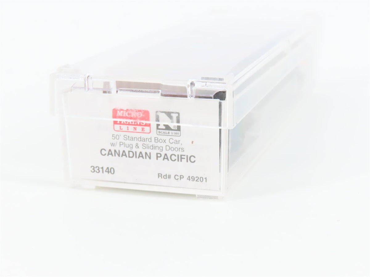 N Scale Micro-Trains MTL 33140 CP Canadian Pacific 50&#39; Box Car #49201