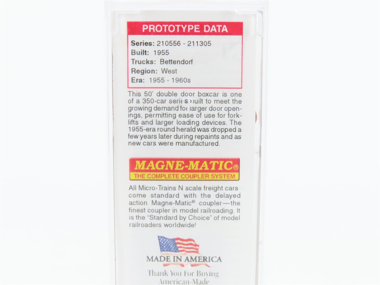 N Scale Micro-Trains MTL 03400320 SP Southern Pacific 50' Box Car #211303