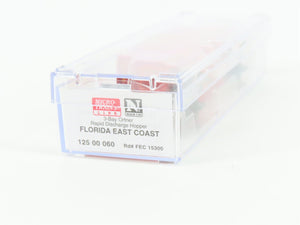 N Micro-Trains MTL 12500060 FEC Florida East Coast 3-Bay Ortner Hopper #15300