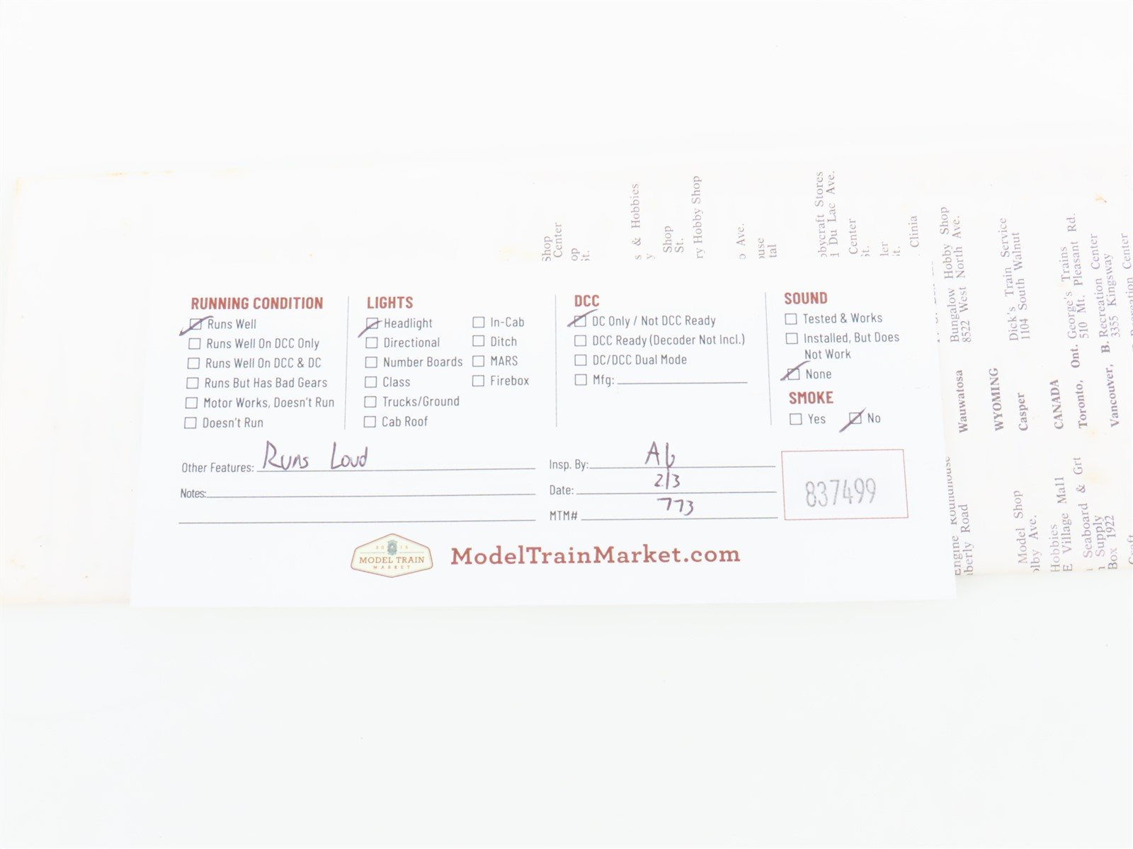 HO Scale AHM 5131A SP Southern Pacific RS-2 Diesel Locomotive #2061