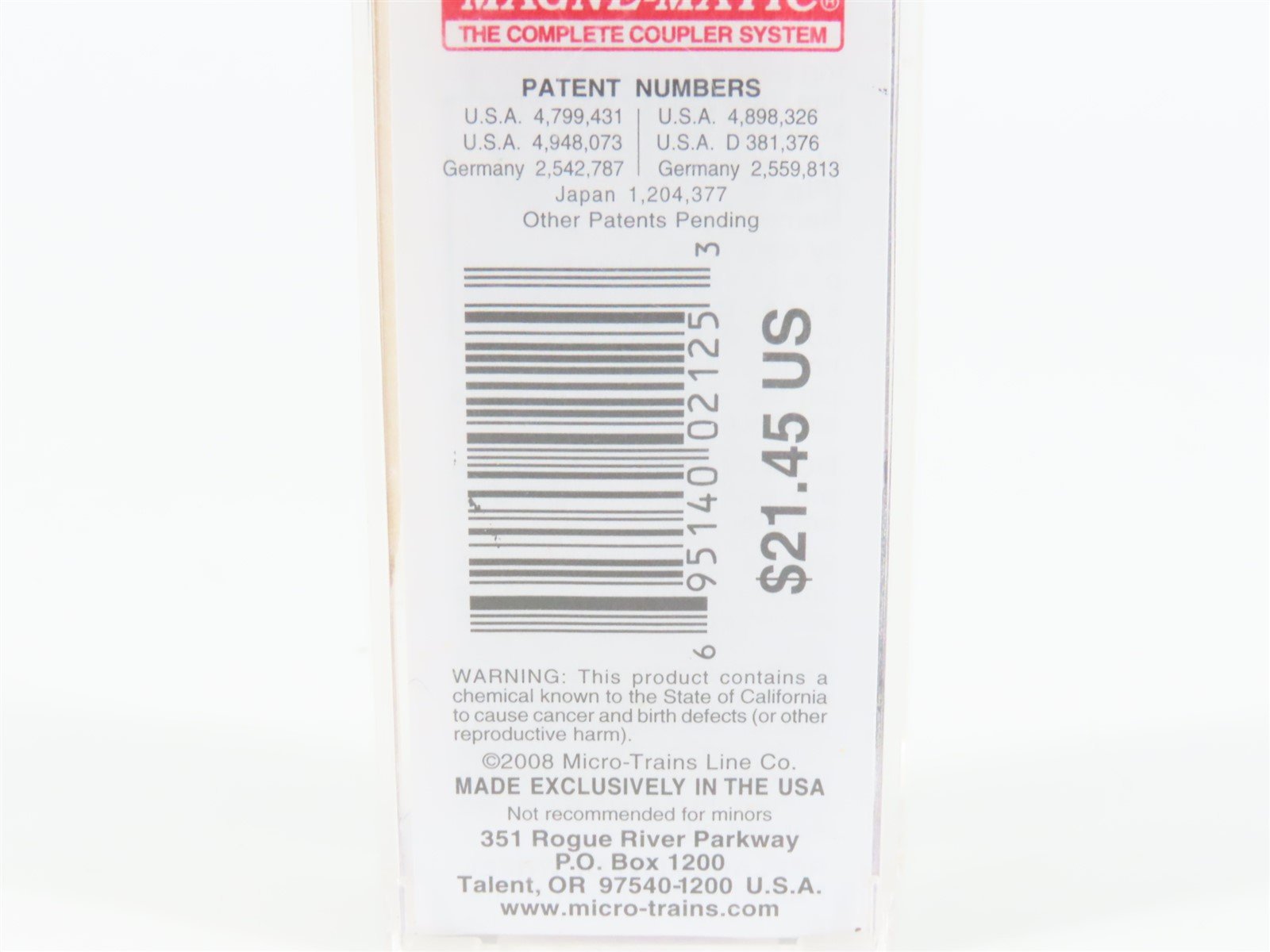 N Scale Micro-Trains MTL 02500690 CAD Cadiz Railroad 50' Box Car #1094