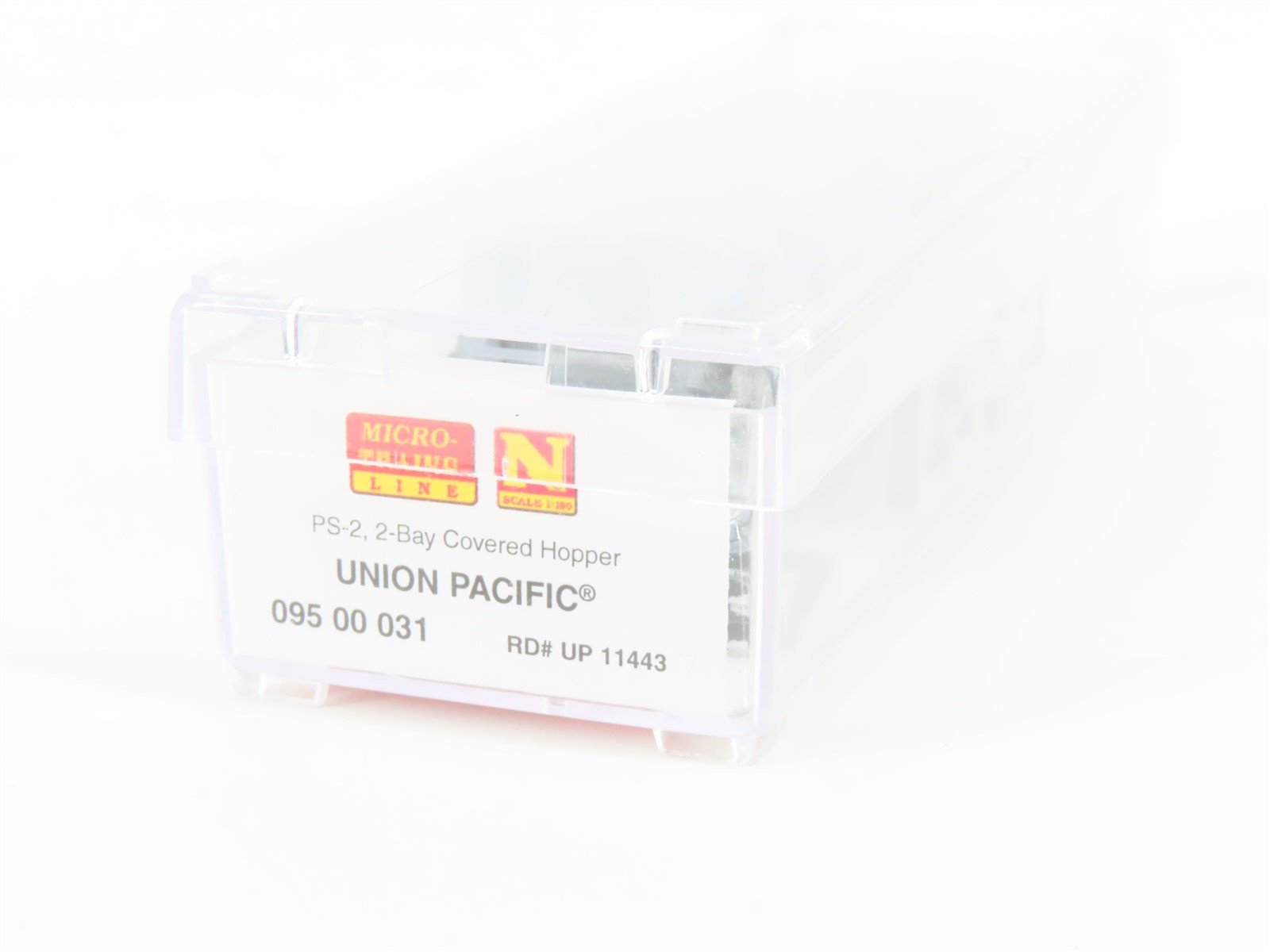 N Scale Micro-Trains MTL 09500031 UP Union Pacific 2 Bay Covered Hopper #11443