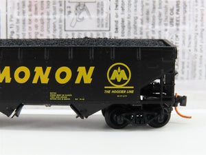 N Scale Micro-Trains MTL 05500370 MON Hoosier Line 2 Bay Hopper #41501 w/load