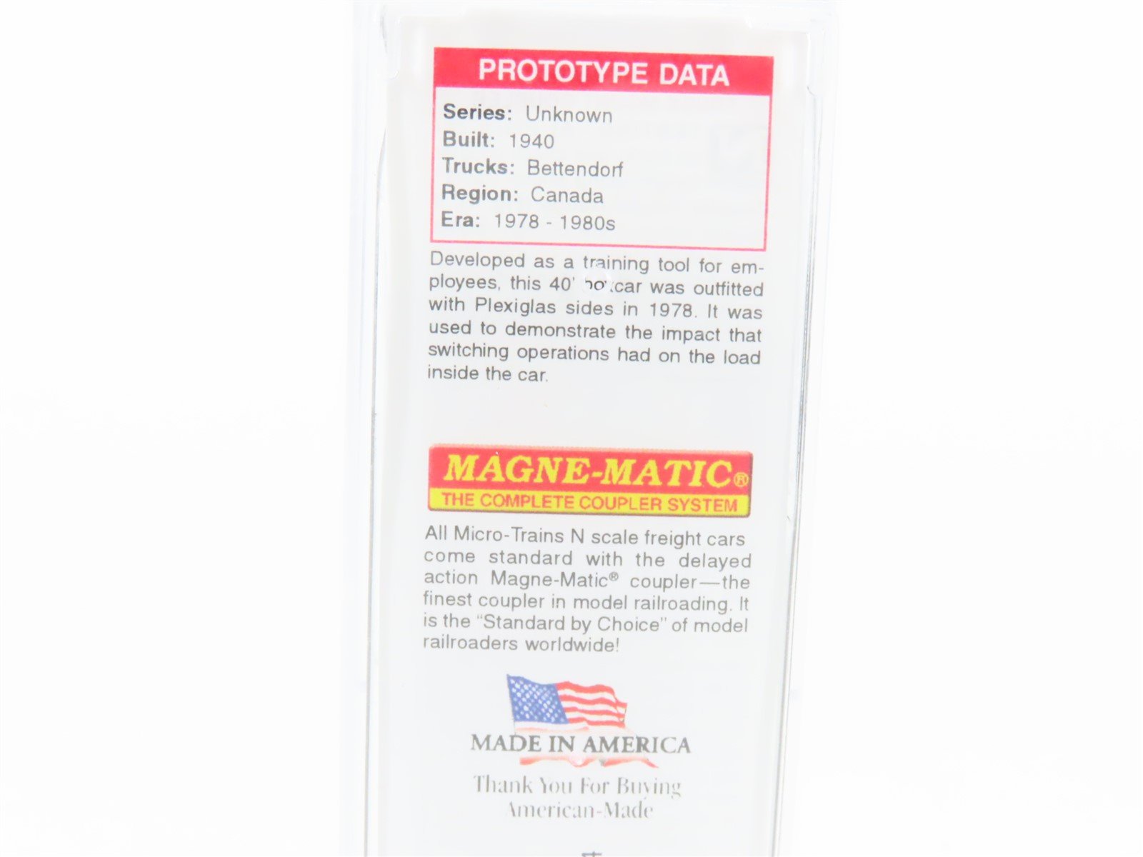 N Scale Micro-Trains MTL 07300250 CN Transparent 40