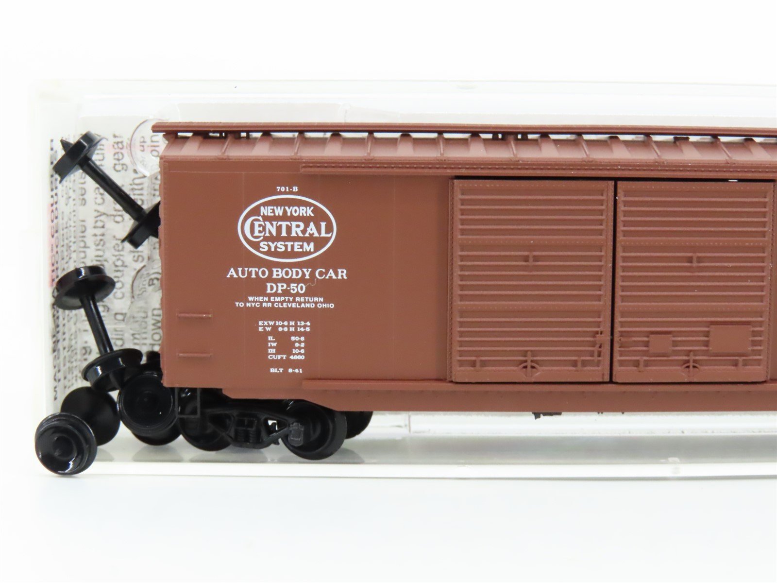 N Scale Micro-Trains MTL 34150 NYC New York Central 50' Double Door Boxcar 64490