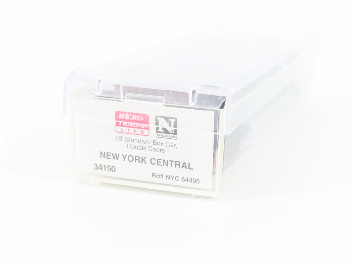 N Scale Micro-Trains MTL 34150 NYC New York Central 50&#39; Double Door Boxcar 64490