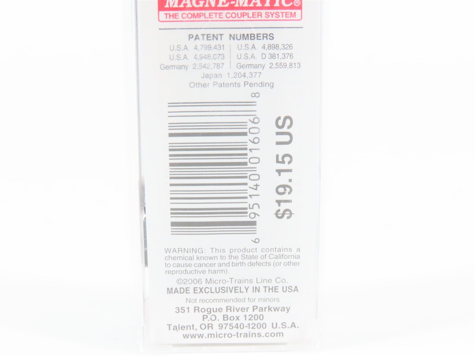 N Scale Micro-Trains MTL 02500580 AN Port St. Joe Route 50' Boxcar #5508 w/ Load