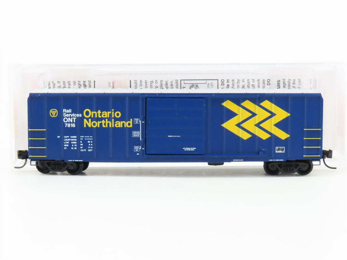 N Scale Micro-Trains MTL 02500206 ONT Ontario Northland 50&#39; Box Car #7816