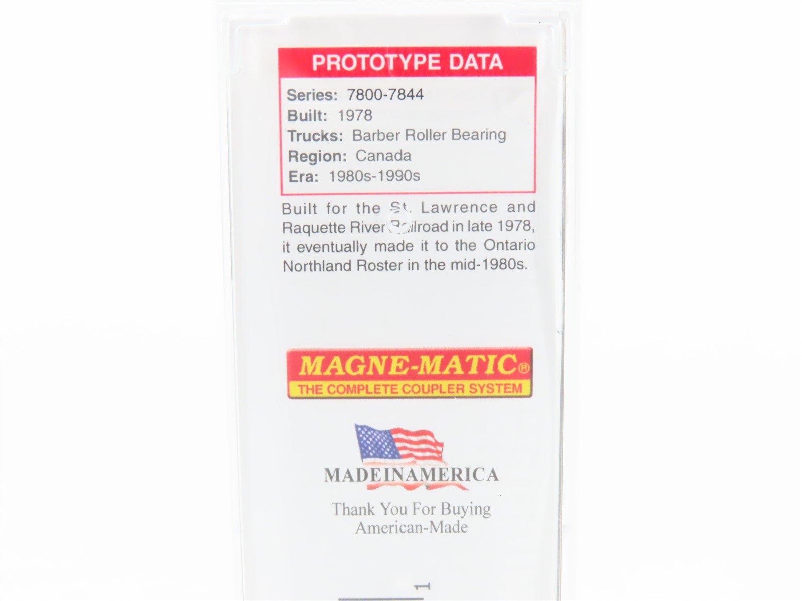 N Scale Micro-Trains MTL 02500206 ONT Ontario Northland 50' Box Car #7816