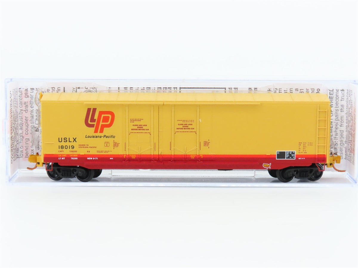 N Scale Micro-Trains MTL 07500150 USLX LP Louisiana Pacific 50&#39; Box Car #18019