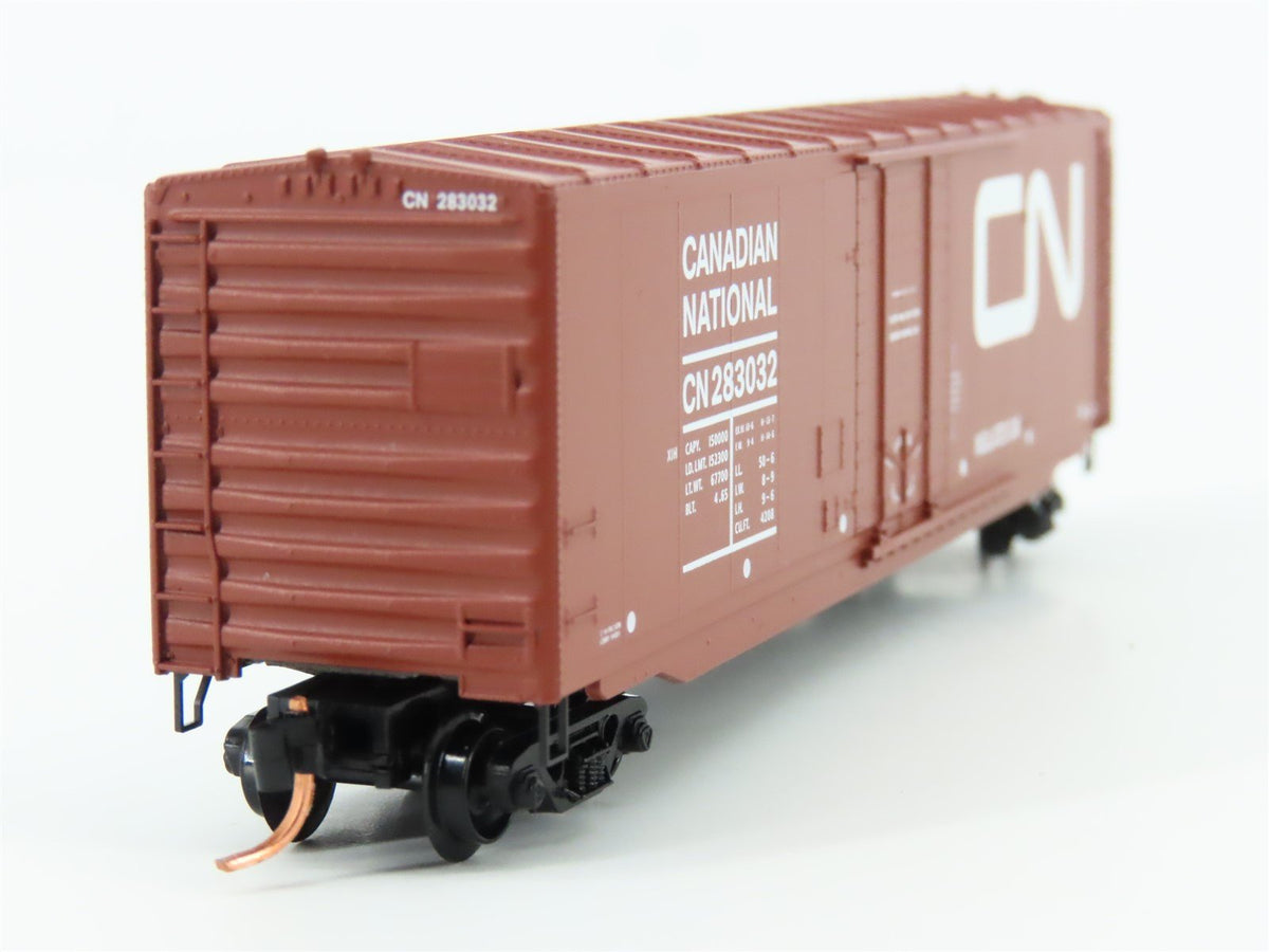 N Scale Micro-Trains MTL 38340 CN Canadian National &quot;Apple&quot; 50&#39; Box Car #18019