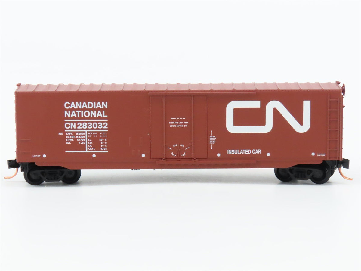 N Scale Micro-Trains MTL 38340 CN Canadian National &quot;Apple&quot; 50&#39; Box Car #18019