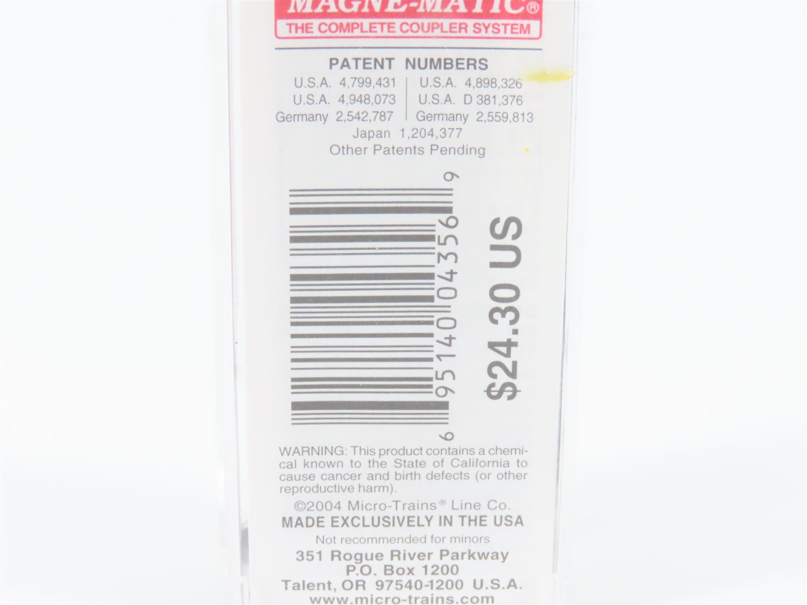 N Scale Micro-Trains MTL 38340 CN Canadian National 