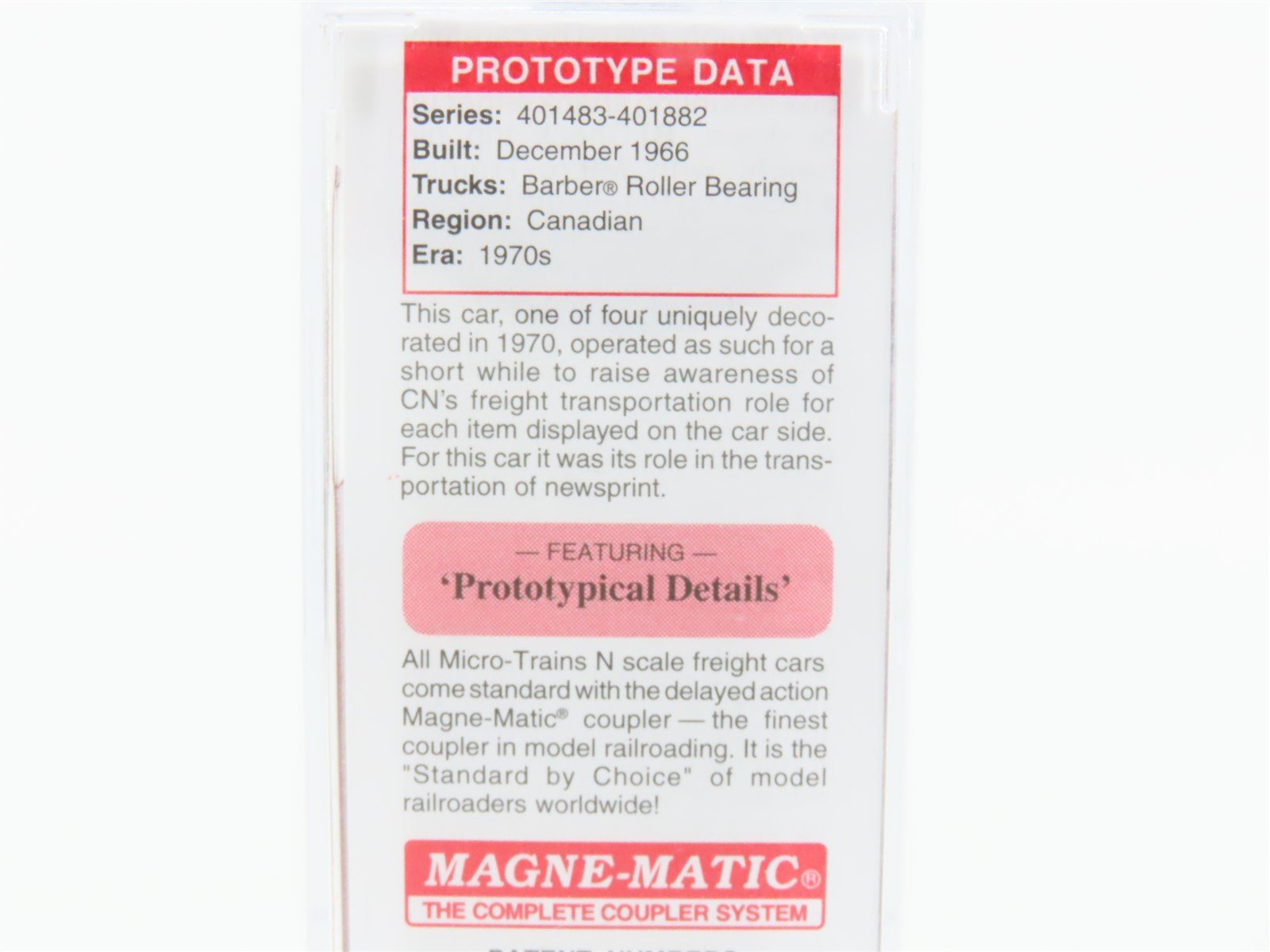 N Scale Micro-Trains MTL 03800460 CN 