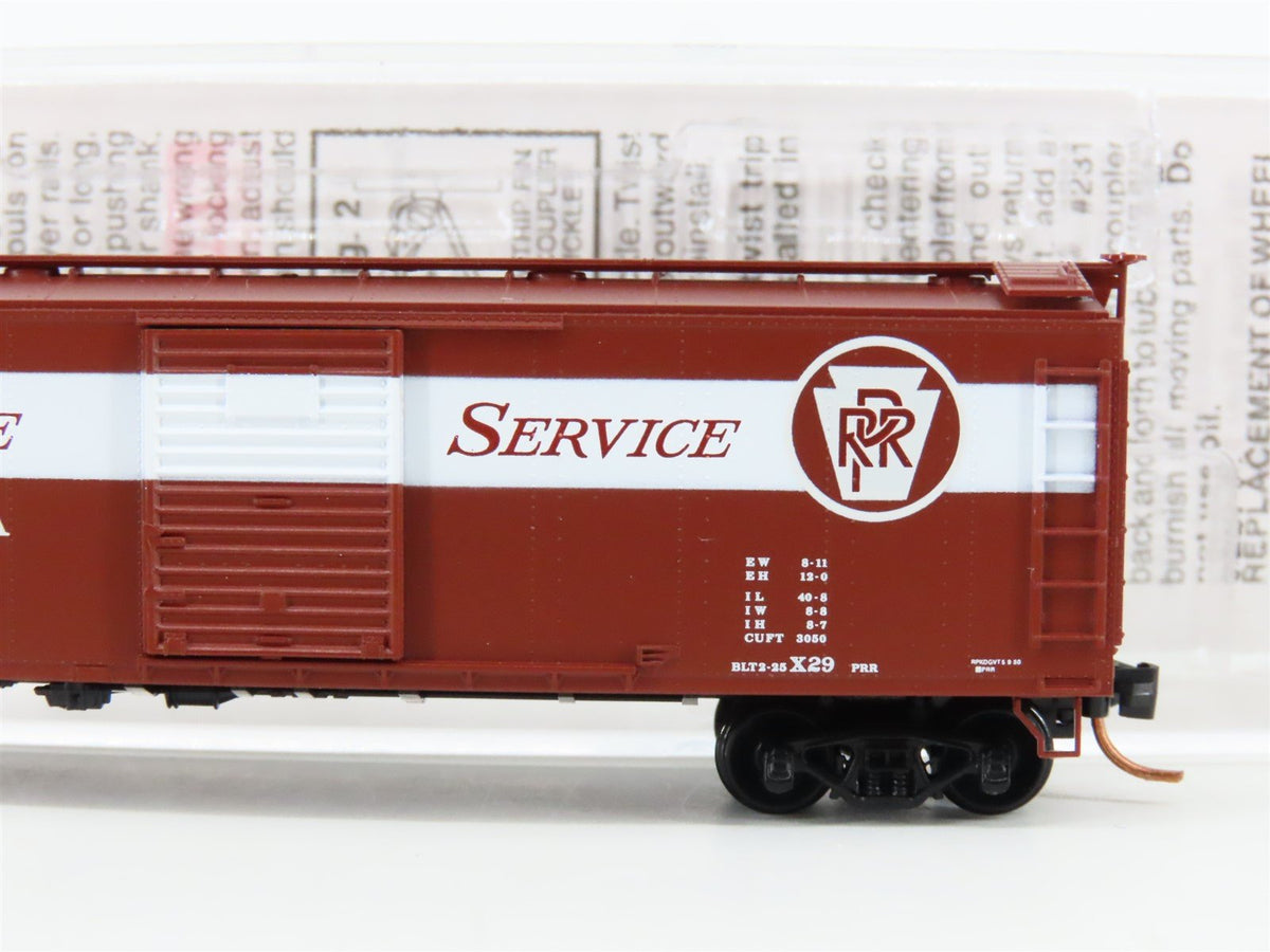 N Micro-Trains MTL 12000720 PRR Pennsylvania Merchandise 40&#39; Steel Box Car 92420