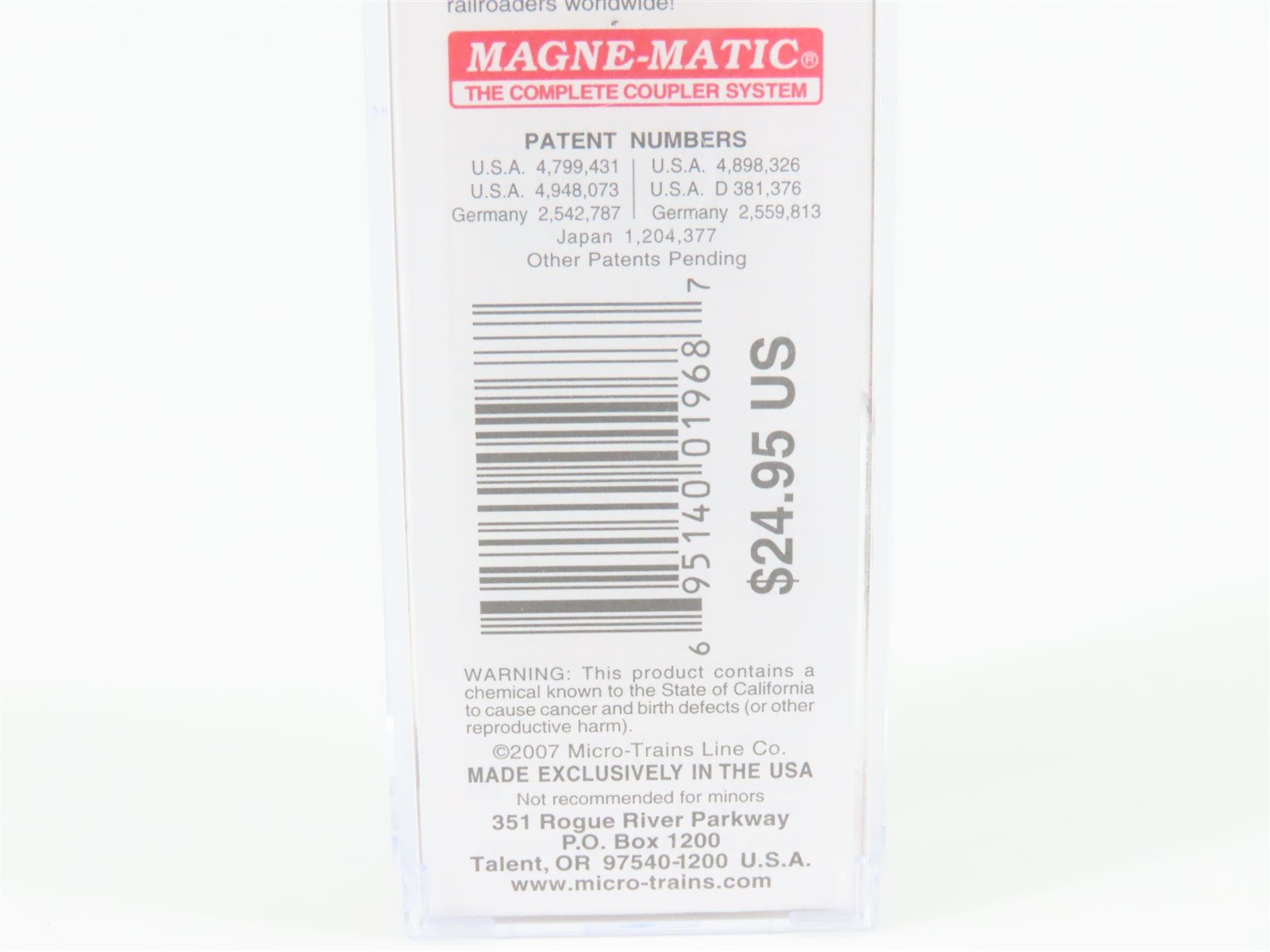 N Scale Micro-Trains MTL 02400330 ARA Arcade & Attica 40' Box Car 506