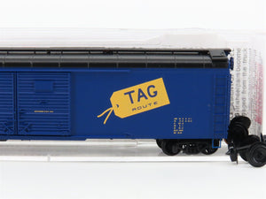 N Scale Micro-Trains MTL 07900060 TA&G Tag Route 50' Wagon Top Box Car #7016