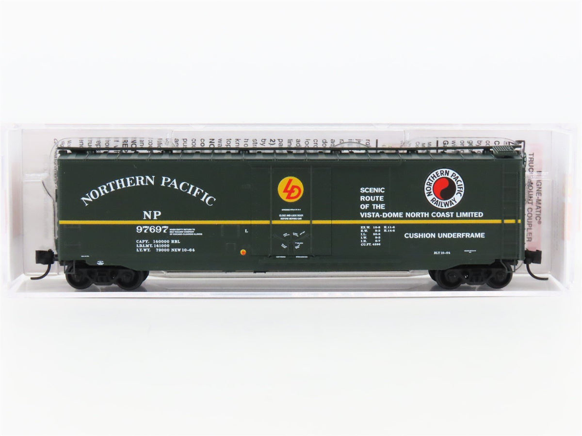 N Scale Micro-Trains MTL 03200201 NP Vista Dome N Coast 50&#39; Box Car #97697