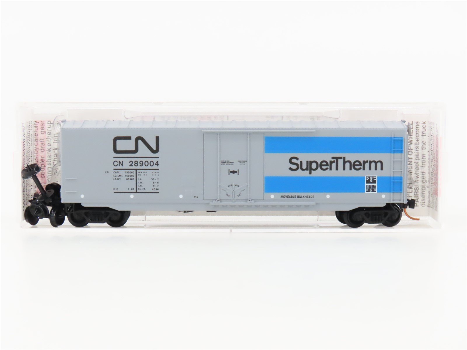 N Micro-Trains MTL 38330 CN Canadian National Super Therm 50' Box Car #289004