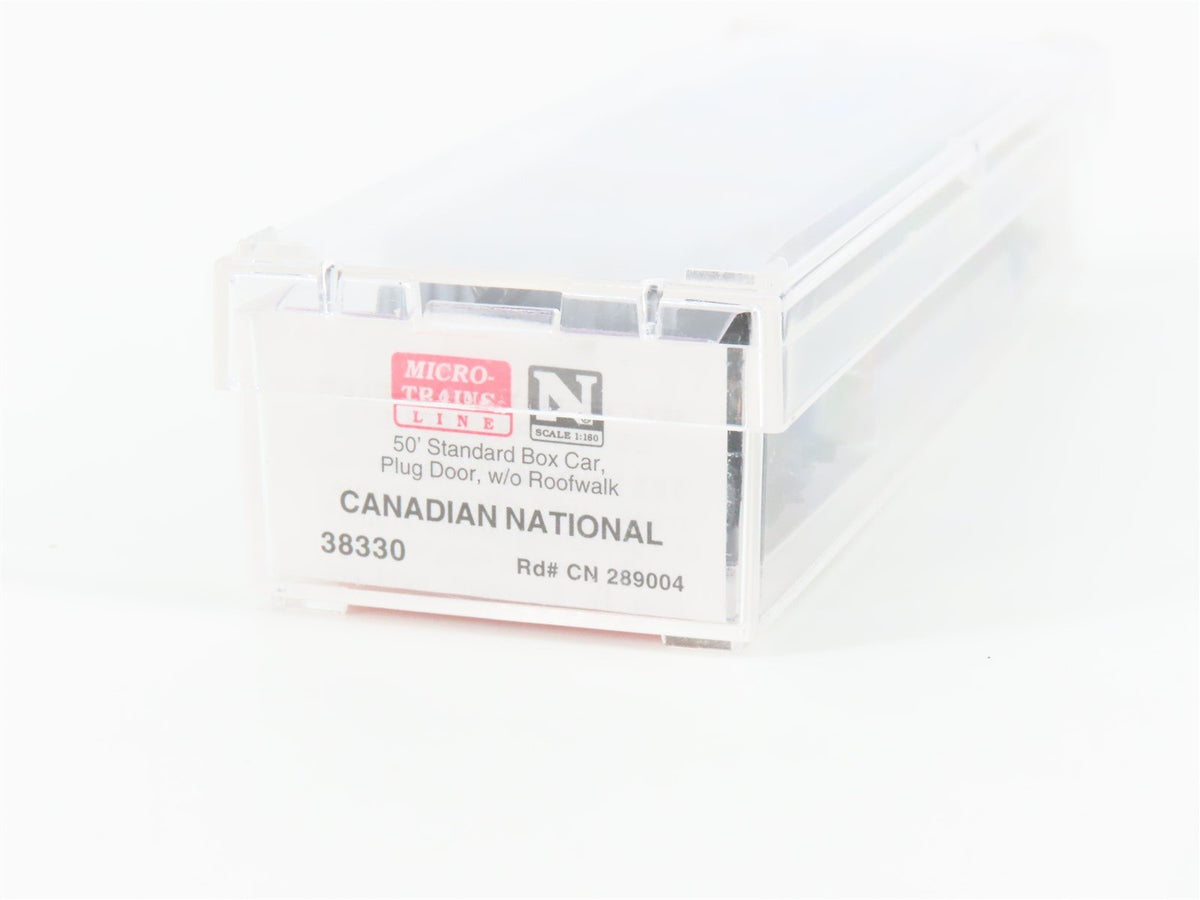 N Micro-Trains MTL 38330 CN Canadian National Super Therm 50&#39; Box Car #289004