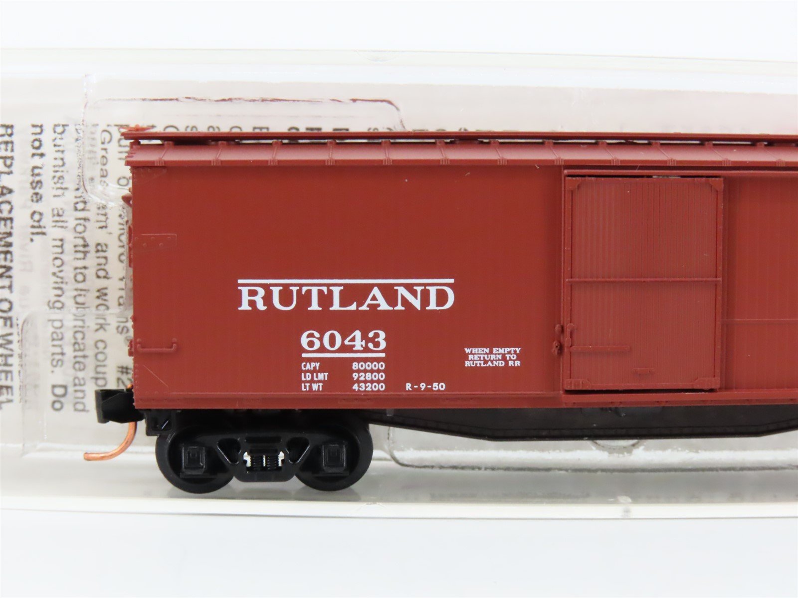 N Scale Micro-Trains MTL 39130 RUT Route Of The Whippet 40