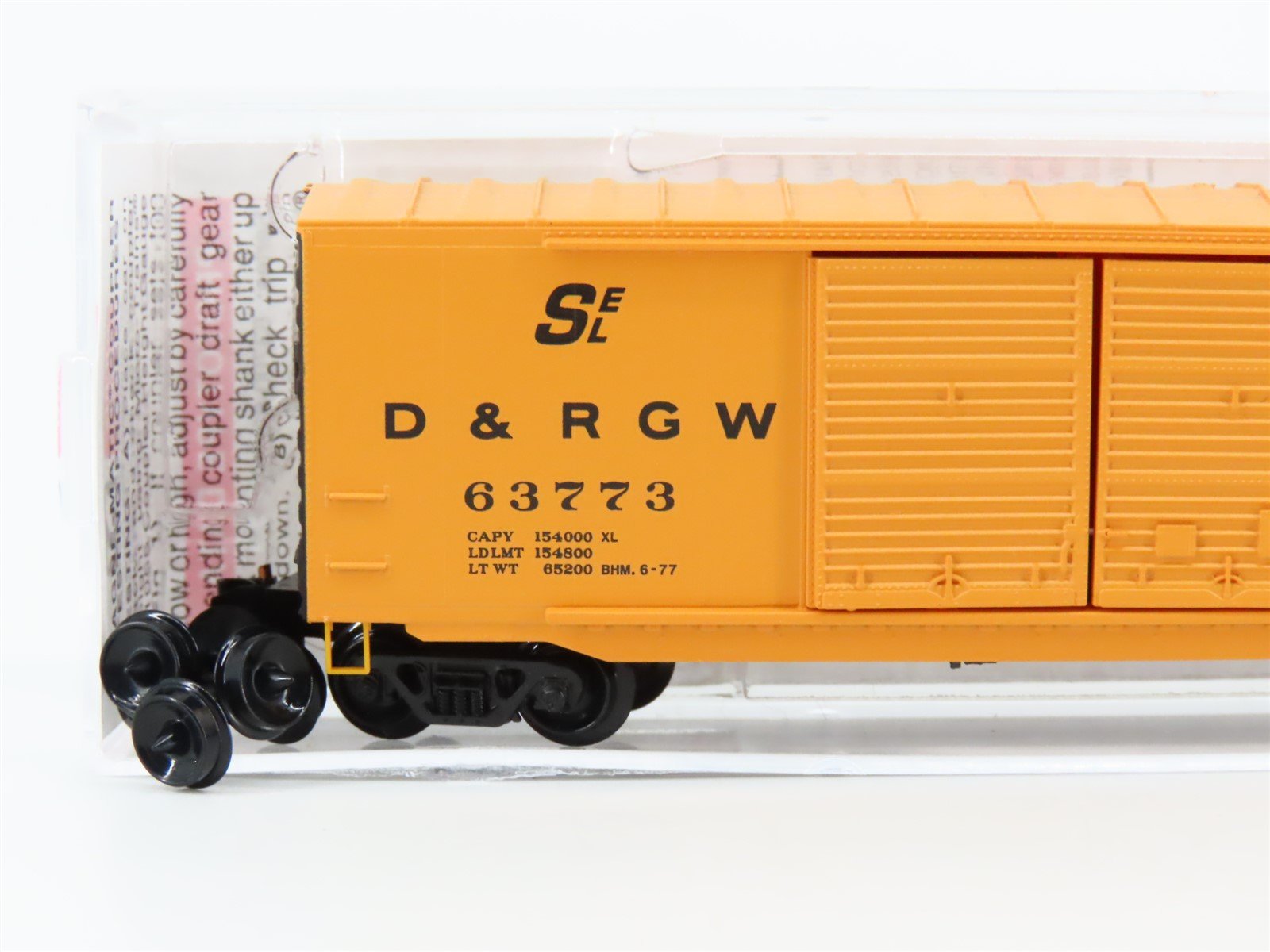 N Scale Micro-Trains MTL 37070 D&RGW Rio Grande 50' Box Car 63773