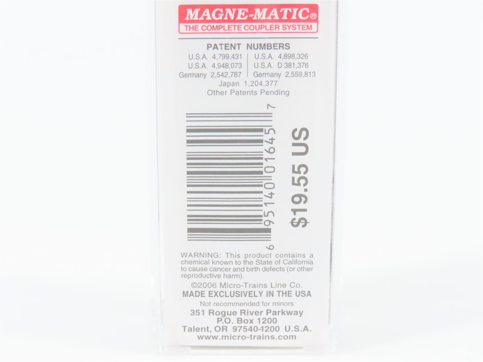 N Scale Micro-Trains MTL 03800380 SAL Fruit Growers Express 50' Box Car 593491