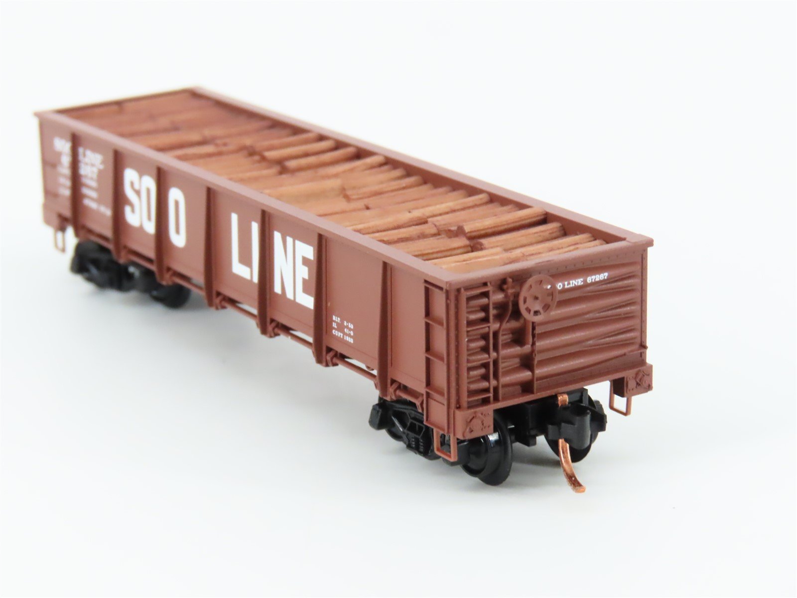 N Scale Micro-Trains MTL 08300020 SOO Line 40' Drop Bottom Gondola 67267 w/load