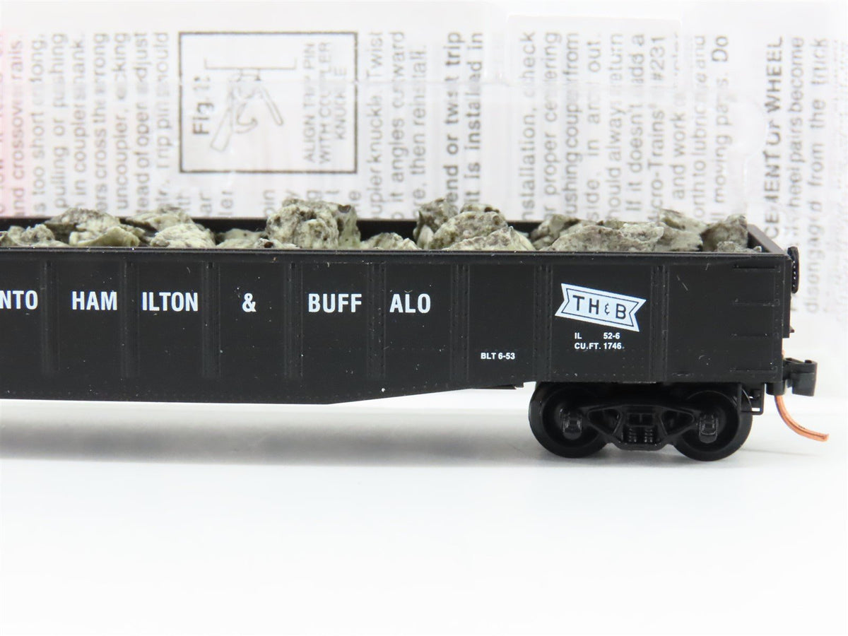 N Scale Micro-Trains MTL 105100 TH&amp;B 50&#39; Steel Side Gondola 2346 w/load