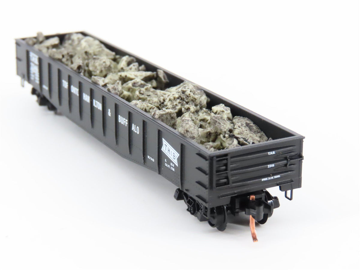 N Scale Micro-Trains MTL 105100 TH&amp;B 50&#39; Steel Side Gondola 2346 w/load