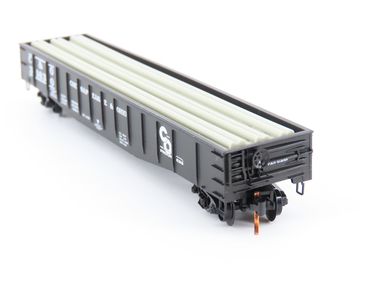 N Micro-Trains MTL 10500160 C&O Chesapeake & Ohio 50' Gondola #31630 w/load