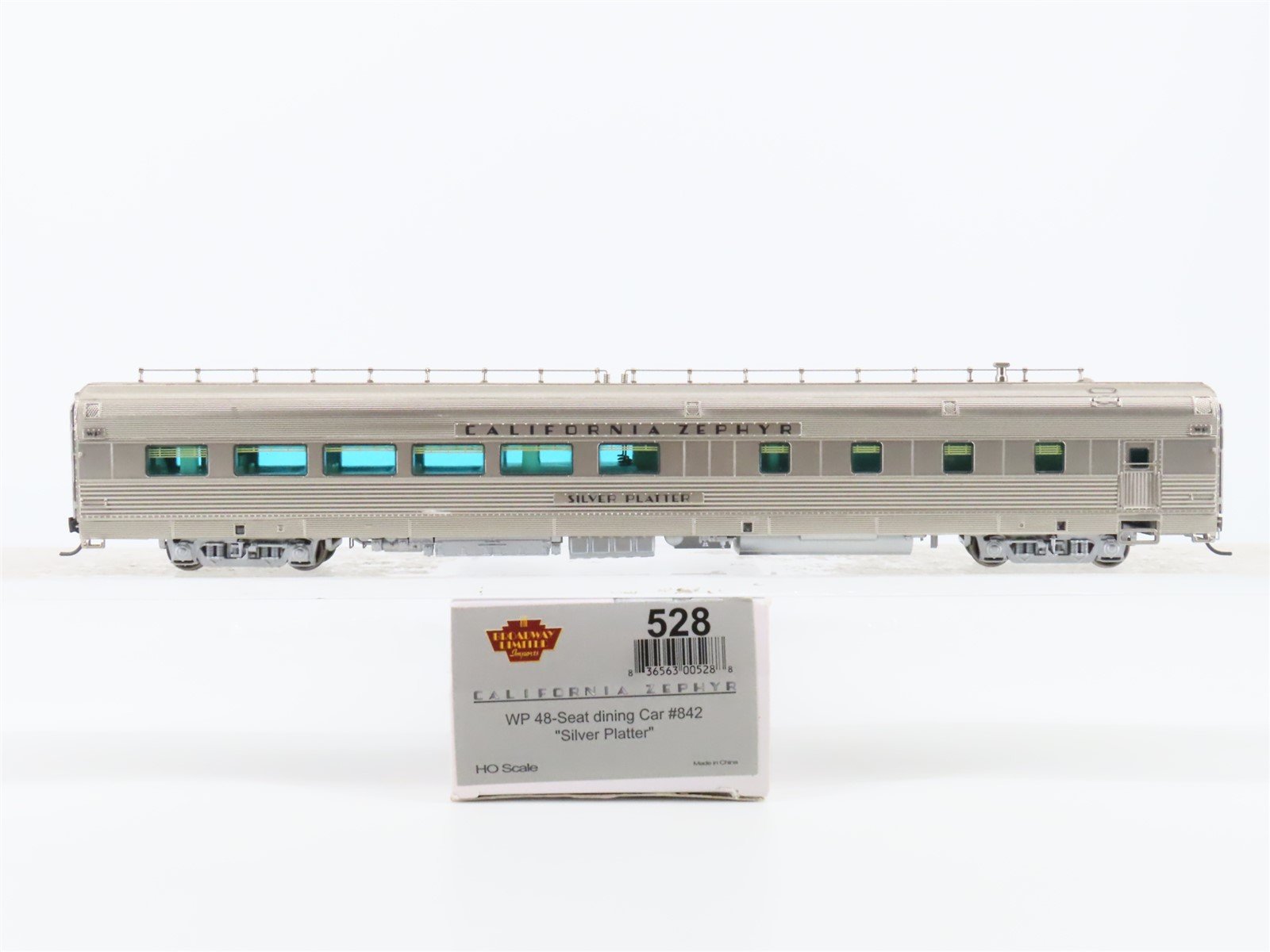 HO Scale Broadway Limited BLI 528 WP California Zephyr Diner Passenger