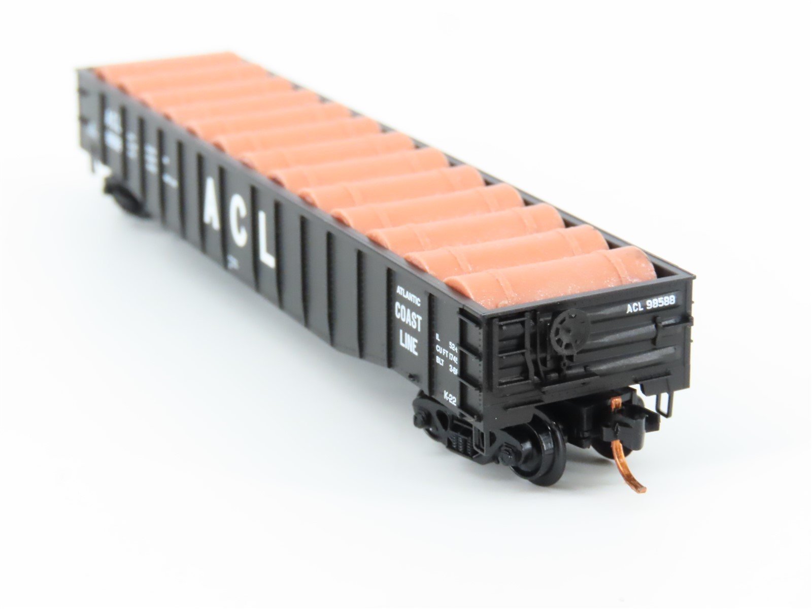 N Micro-Trains MTL 10500560 ACL Atlantic Coast Line 50' Gondola #98588 w/load